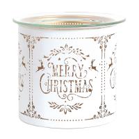 Aroma White Merry Christmas Jar Sleeve & Wax Melt Warmer Extra Image 3 Preview